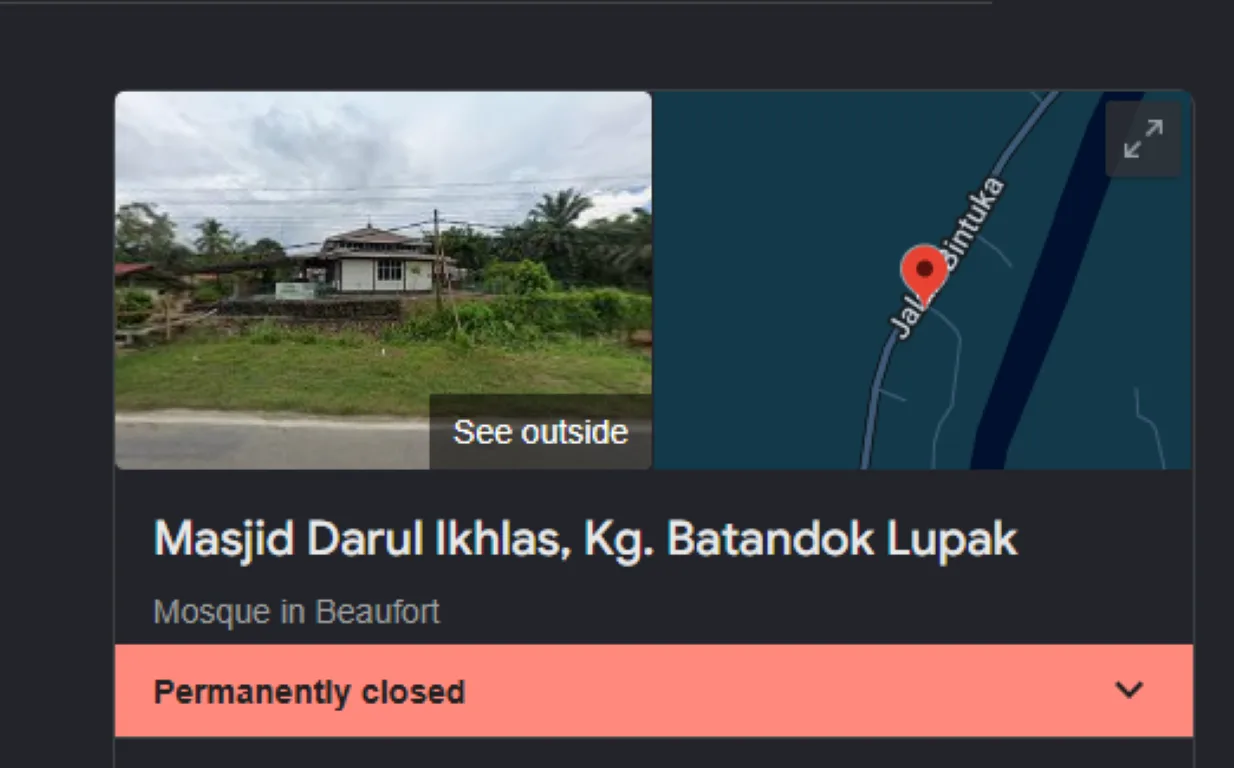 MASJID KG. BATANDOK LUBAK, Sabah