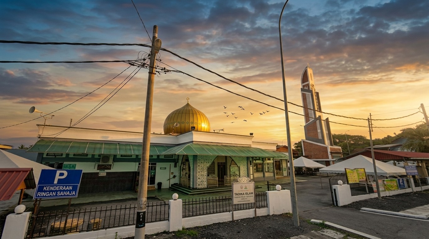MASJID PEKAN TUNJANG in Kedah