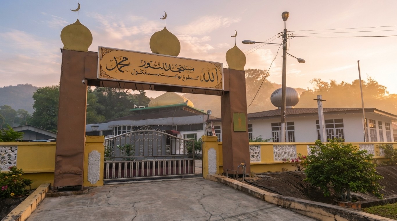 MASJID AN NUR KAMPUNG BUKIT SEMANGGOL, in Perak