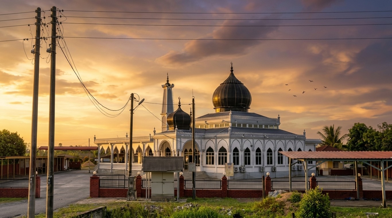 MASJID AR RAHMAH  MANGGOL BONGOR in Kedah
