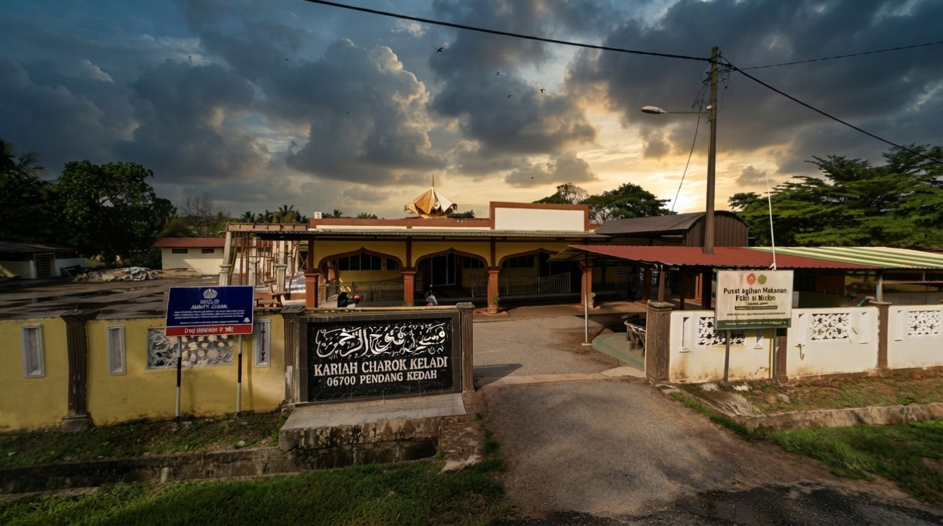 MASJID CHAROK KELADI in Kedah