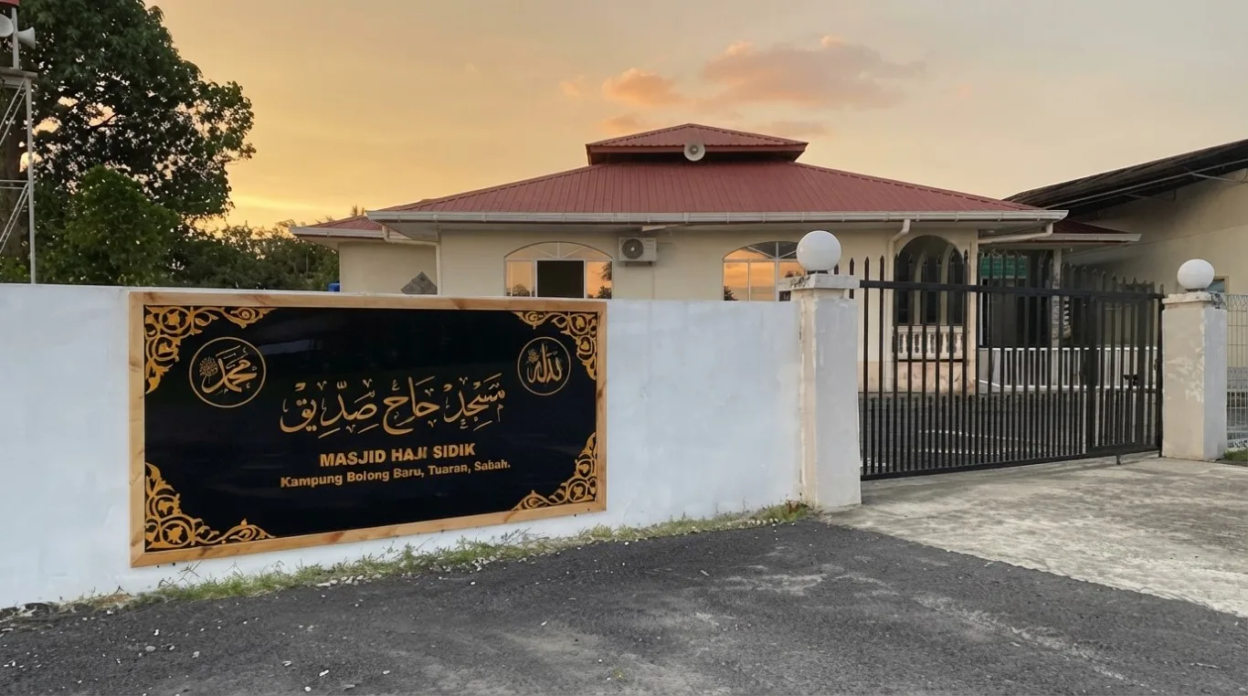 MASJID HAJI SIDEK, KG.BOLONG BARU, Sabah