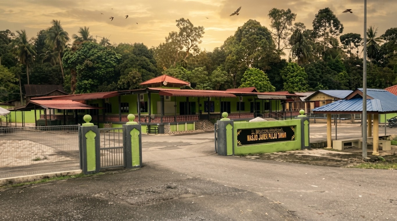 MASJID JAMEK PULAU TAWAR in Pahang